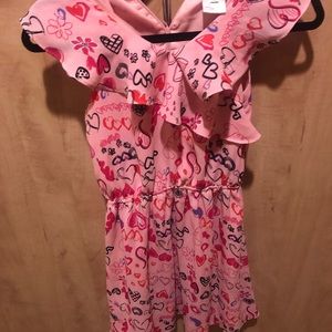 Pink floral dress for your princess. Can be dressed up. Very comfortable.